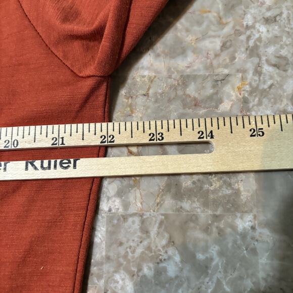 Cima Coppi Merino Wool Base Layer Mens XL Burnt Orange Long Sleeve Cycle Spain - Picture 7 of 10